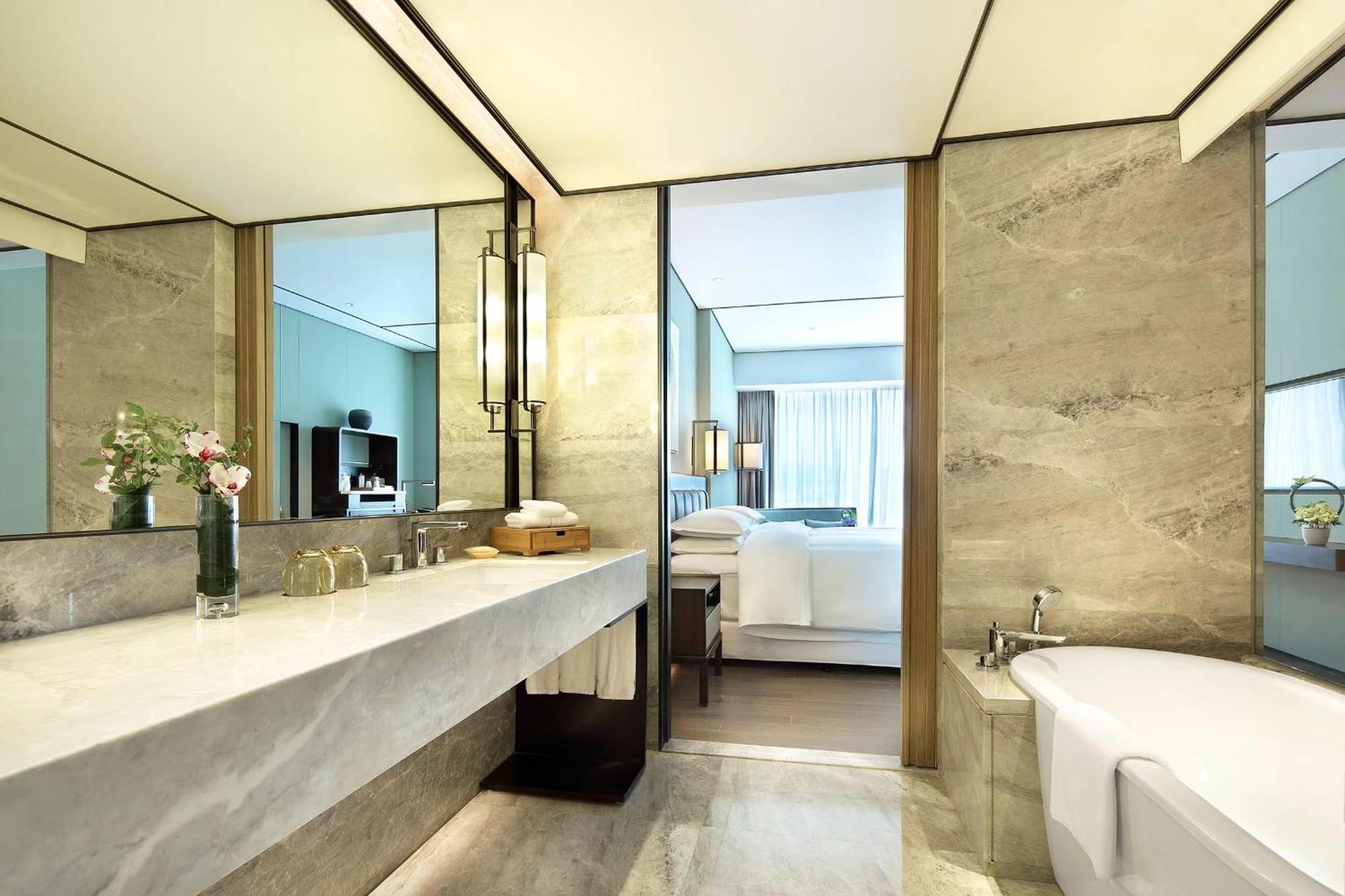 Sheraton Grand Hangzhou Binjiang Hotel Exteriér fotografie