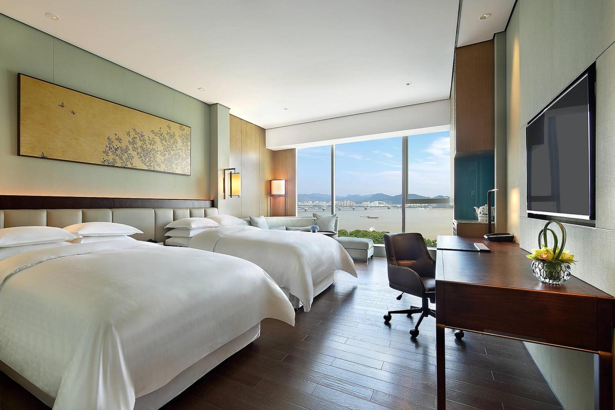 Sheraton Grand Hangzhou Binjiang Hotel Exteriér fotografie